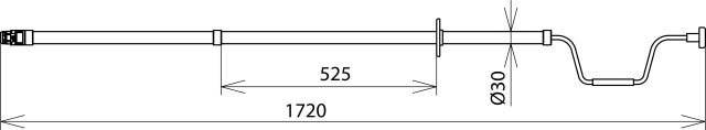 DEHN Isolierstange IS SK12 HK 1720-1