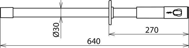 DEHN Isolierstange IS M12 STK 640-1