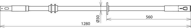 DEHN Isolierstange ISN 36 STK 30 1280-1