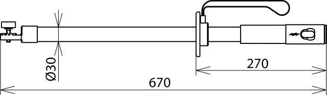 DEHN Isolierstange IS ZK STK HS 670-1