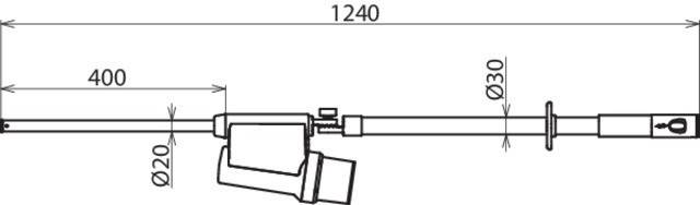 DEHN Spannungsprüfer PHE4 20kV 50 Hz Kat. S 20 ZK-2