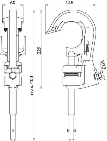 DEHN Phasenschraubklemme PSK 10 65 SQL-1