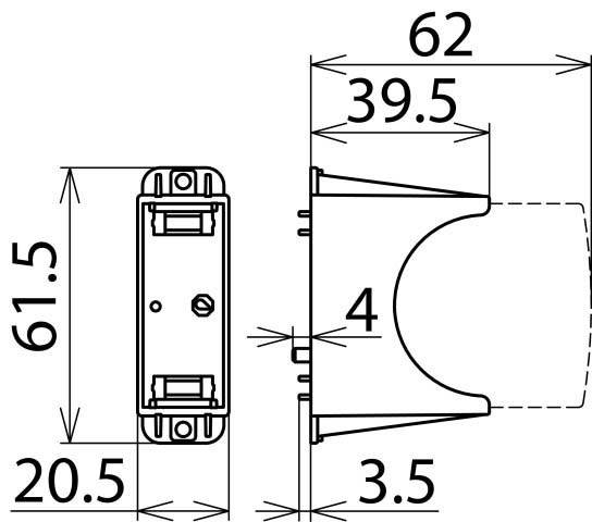72 Stk. DEHN Sockel 1-polig DG PCB PV SCI 300-1
