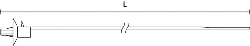 3000 Stk. HellermannTyton Befestigungsbinder RT50-2