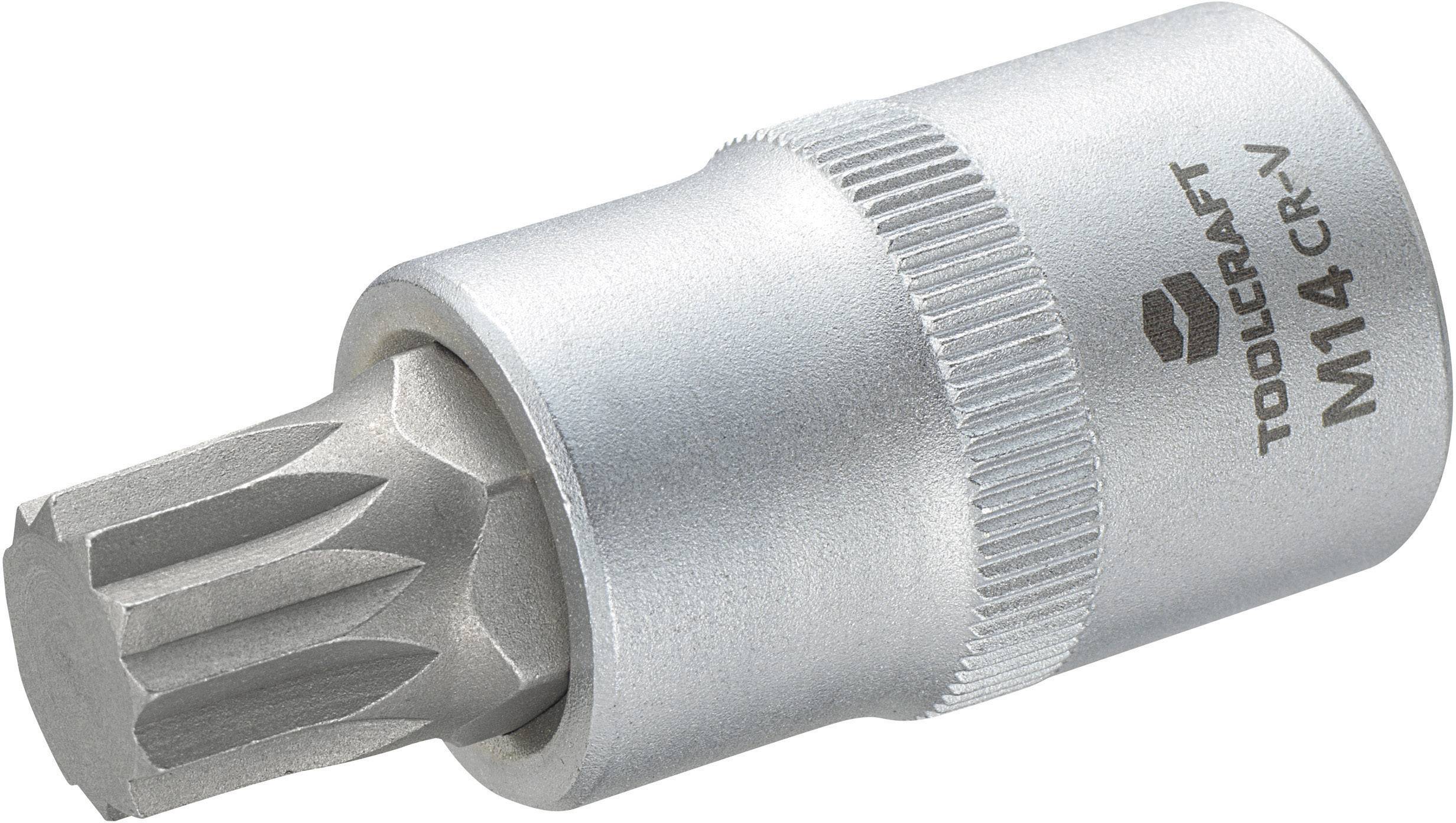 CONRAD Innen-Vielzahn (XZN) Steckschlüssel-Bit-Einsatz 14 mm 1/2\" (12.5 mm) Produktabmessung, Länge