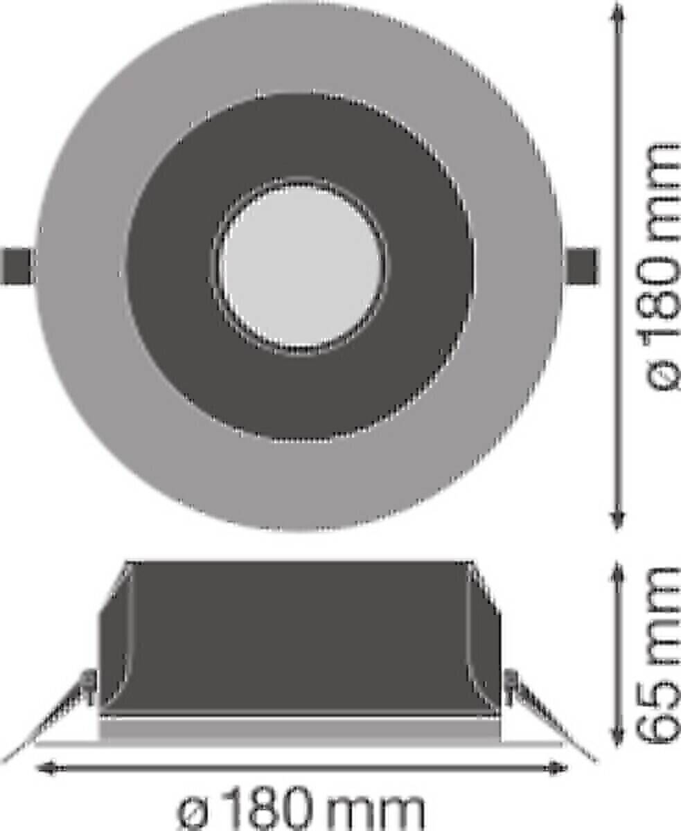 Ledvance LED-Downlight DLUGRDN155PFM14W830D-2