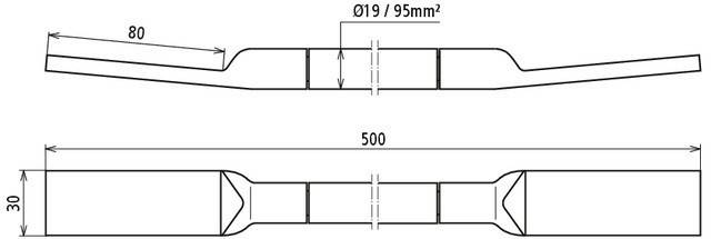 DEHN Kupfer-Kabel-Erdungsbrücke DBEB10FLEX/EBS15-1