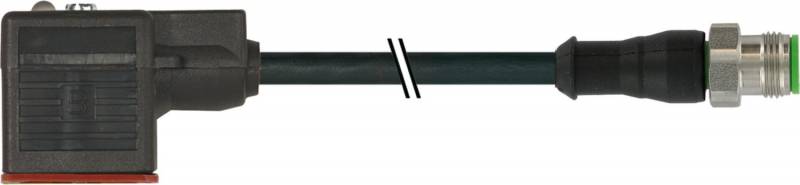 Doppelventilstecker mit Anschlussleitung Schwarz 7072-40881-7540100 7072-40881-7540100 Murrelektronik Inhalt: 1 St.-0
