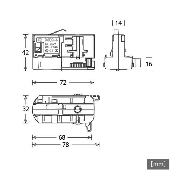 LTS Licht&Leuchten 3-Phasenadapter ST-Z LA 30 ws-1