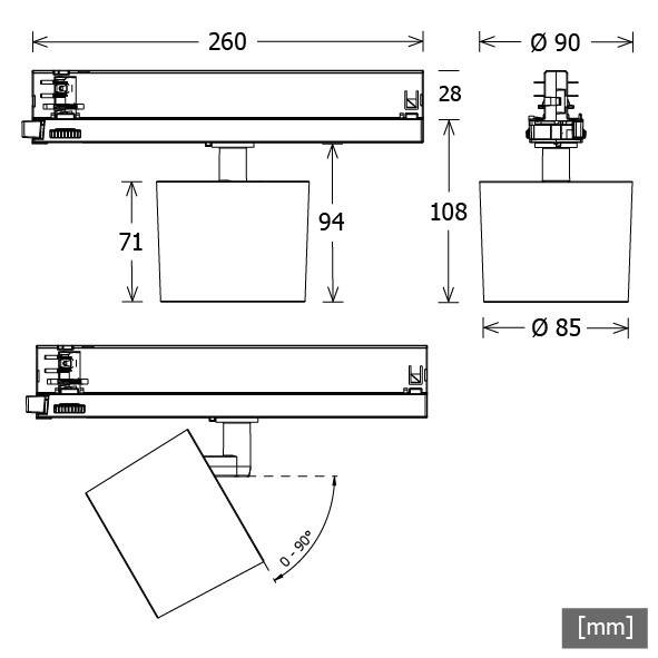 LTS Licht&Leuchten LED-Stromschienenstrahler-1