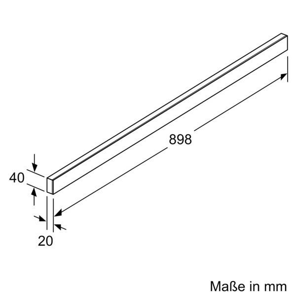 Bosch MDA Griffleiste DSZ4986-1