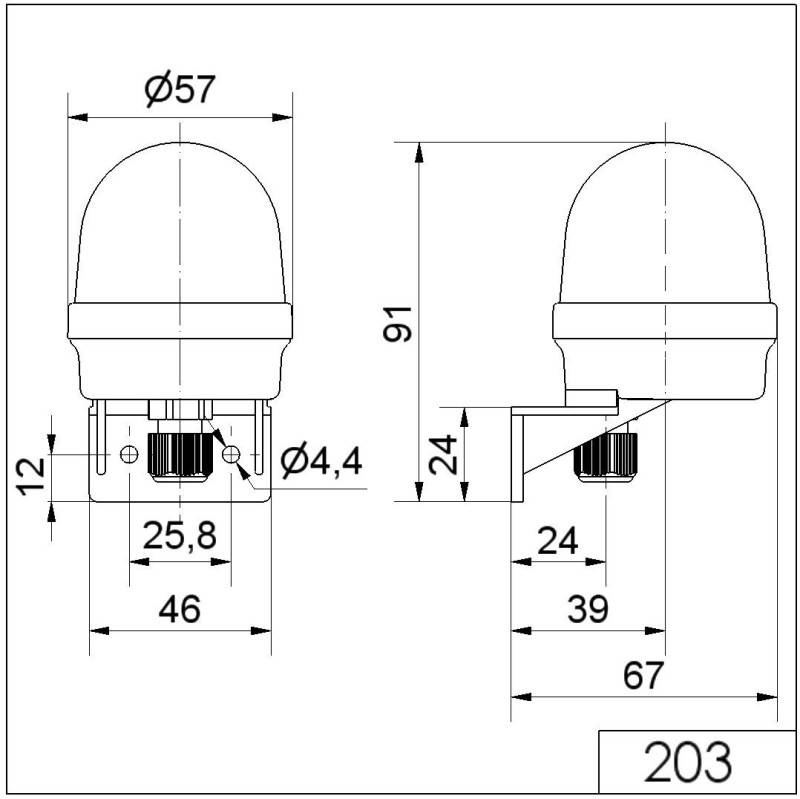 Werma Dauerleuchte WM 20320000-2