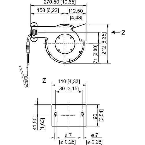 Stahl Erdungszange 247660-1