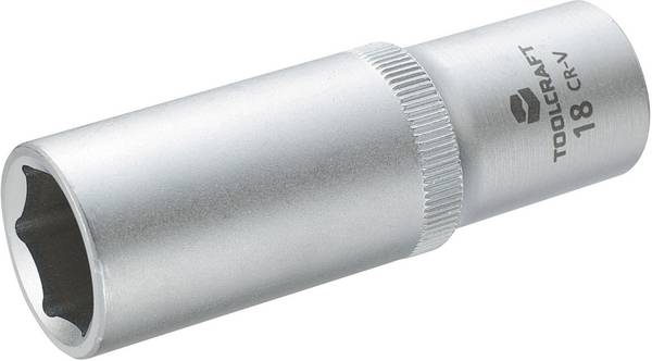 TOOLCRAFT  816183 Außen-Sechskant Steckschlüsseleinsatz  18 mm     1/2" (12.5 mm)