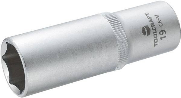 TOOLCRAFT  816184 Außen-Sechskant Steckschlüsseleinsatz  19 mm     1/2" (12.5 mm)