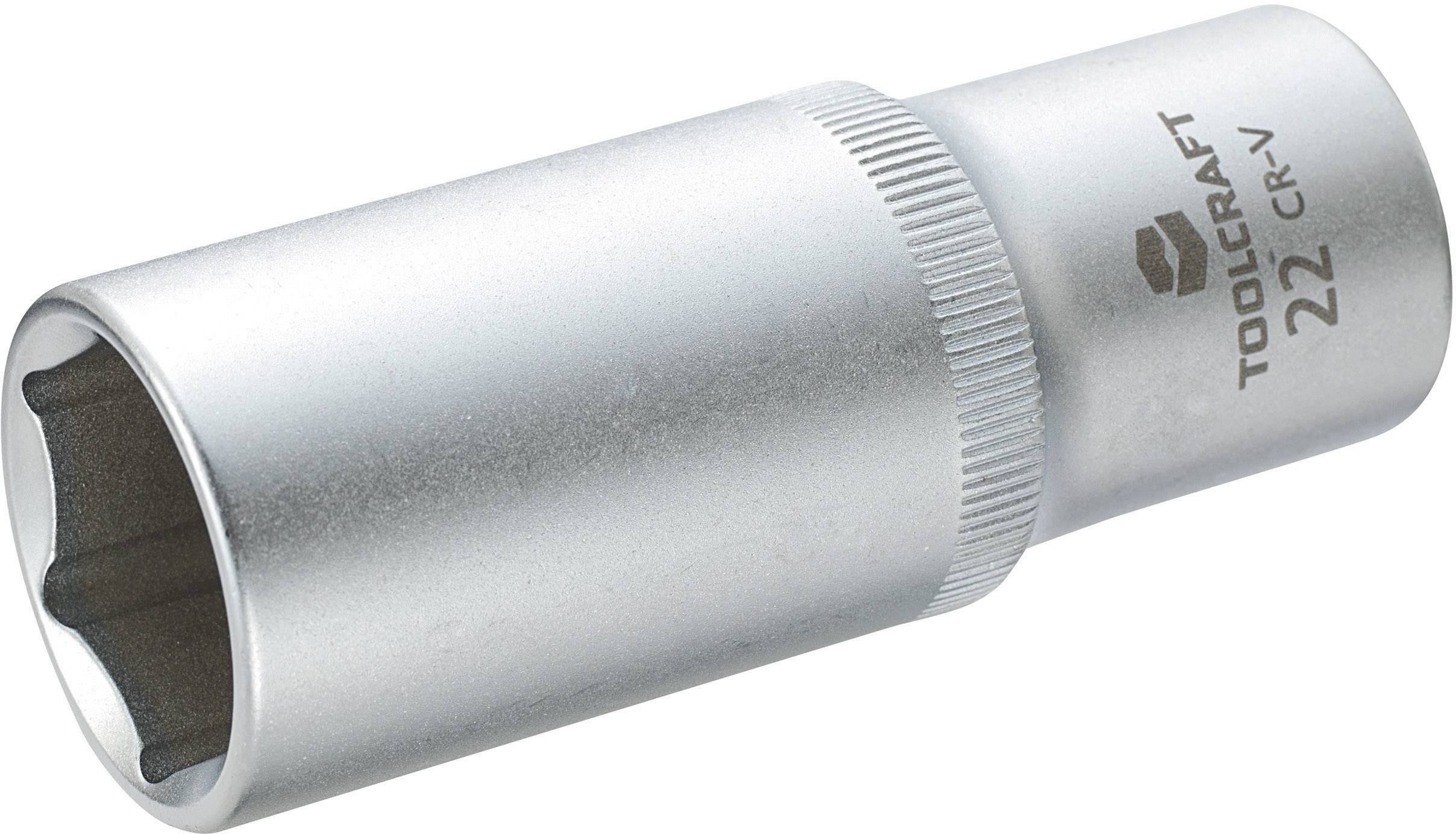 TOOLCRAFT 816186 Außen-Sechskant Steckschlüsseleinsatz 22 mm 1/2" (12.5 mm)