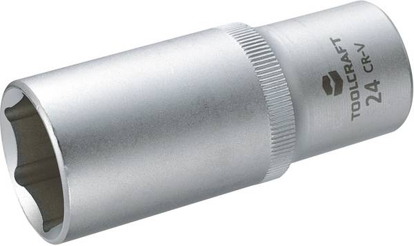 TOOLCRAFT  816187 Außen-Sechskant Steckschlüsseleinsatz  24 mm     1/2" (12.5 mm)