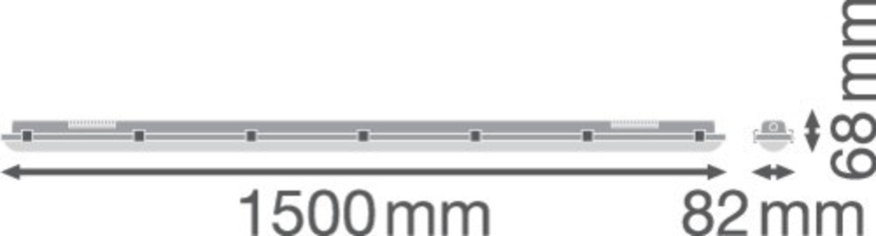 Ledvance Feuchtraumleuchte DPDALI150046W840IP65-1