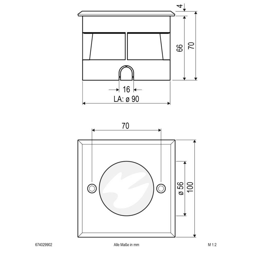 EVN Lichttechnik LED-Bodeneinbauleuchte 674029902-1