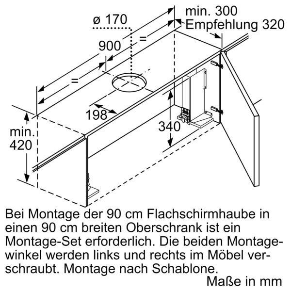 Bosch MDA Flachschirmhaube DFR097A52-4