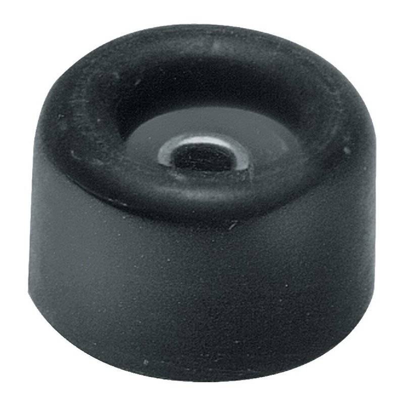 Prestien & Knüppel Türpuffer Ø 30 mm Höhe 26 mm Gummi schwarz-0