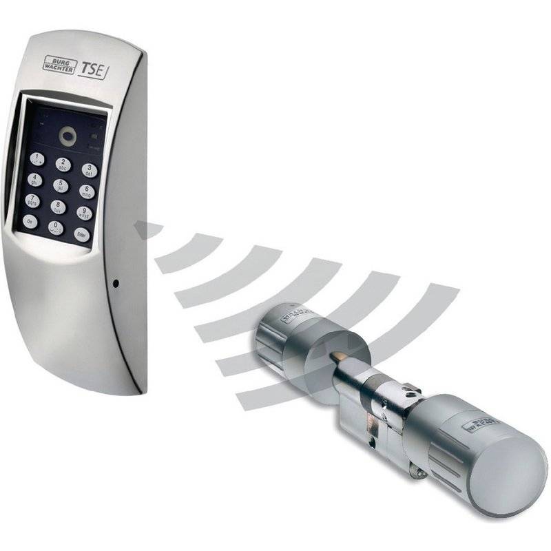 BURG WÄCHTER Elektronisches Türschloss TSE SET 4001 HOME W mit