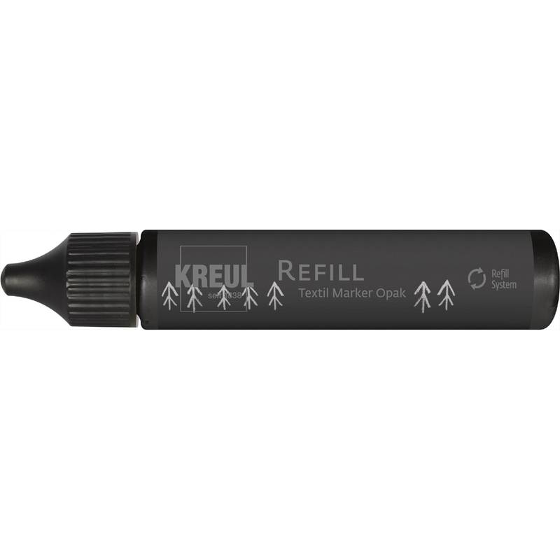 KREUL Refill für Textilmarker OPAK, 25 ml, schwarz-0