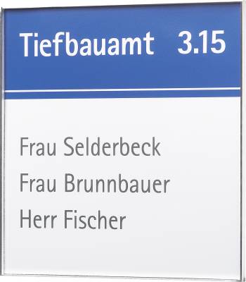 Rio Türschild 150, Edelstahl silber, Klebemontage, 149, 5x149, 5 mm-0
