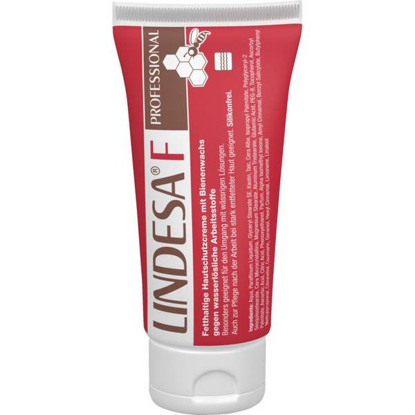 LINDESA® F Hautschutzcreme, zum Schutz bei Arbeiten mit Wasser, 100ml/Tube