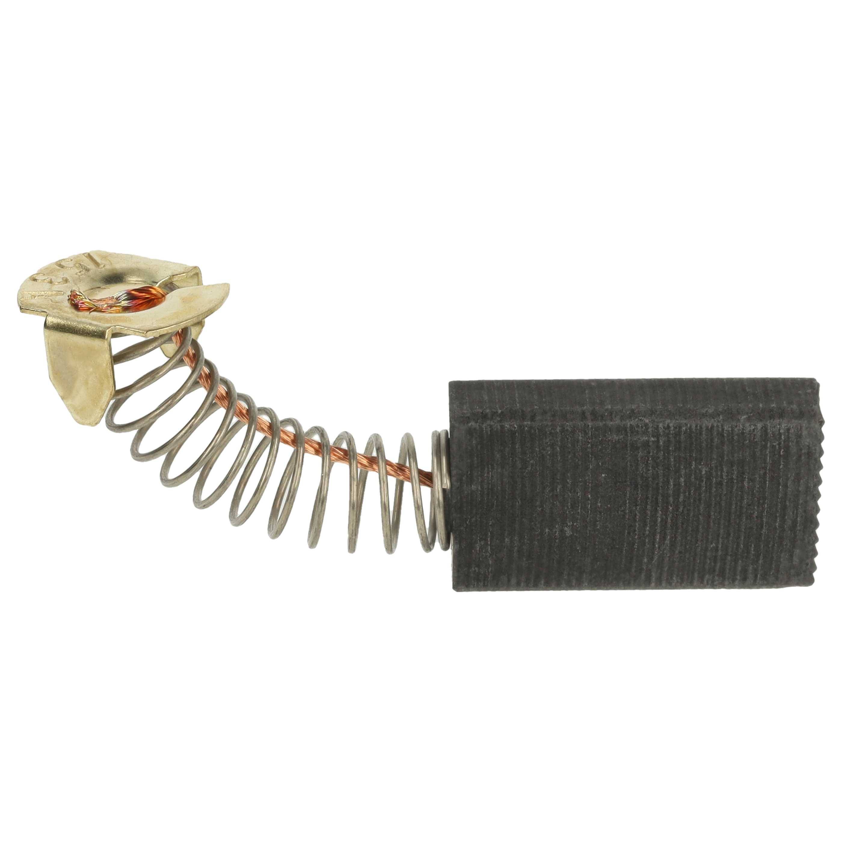 vhbw 2x Kohlebürste kompatibel mit Bosch GWS 11-125 CIH (3 601 H30 B00) | Elektrowerkzeug + Feder - 26 x 14 x 6 mm-2