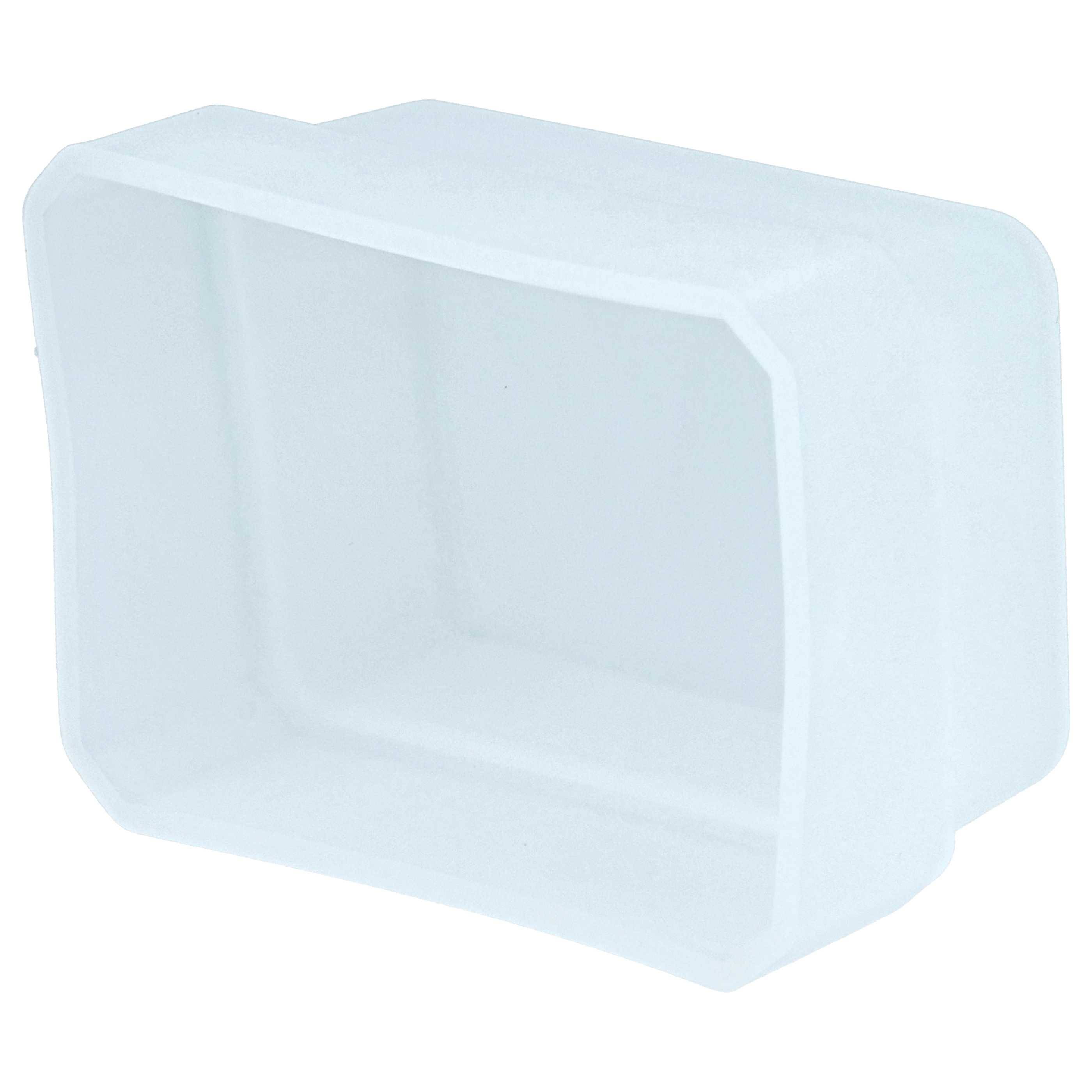 vhbw Blitz-Diffusor kompatibel mit Leica SF58 Blitz | Kamera - Kunststoff Weiß, 5 x 7 cm-1