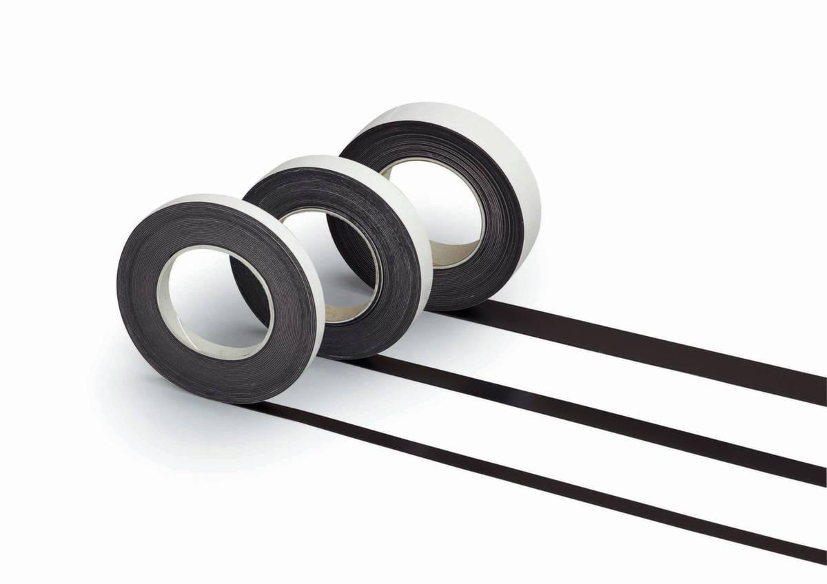 Magnetband,vorne selbstklebend,LxB 10m x 35mm,Stärke 1mm,Haftkraft 40g/cm²-0