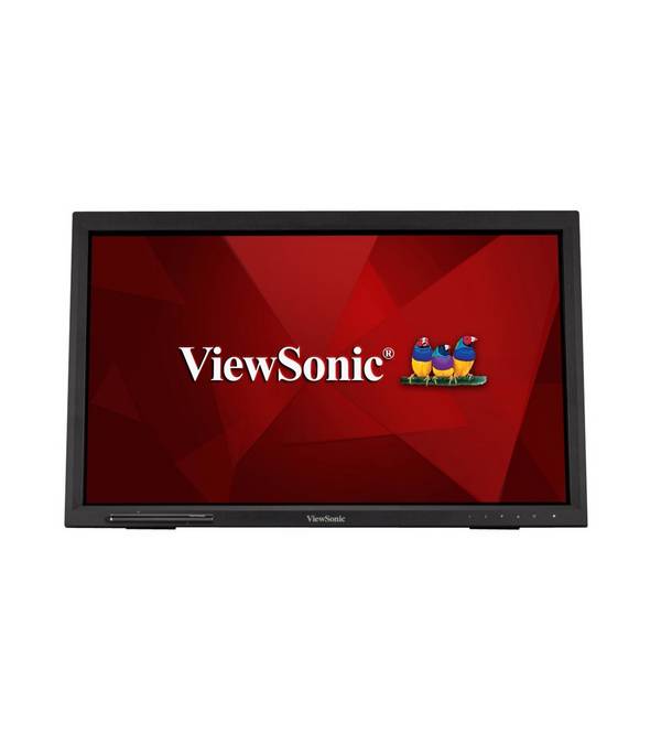 Viewsonic TD2223 54,6 cm 22 Zoll Touch Monitor Full-HD HDMI USB 10 Punkt Multitouch integrierter Ständer Lautsprecher