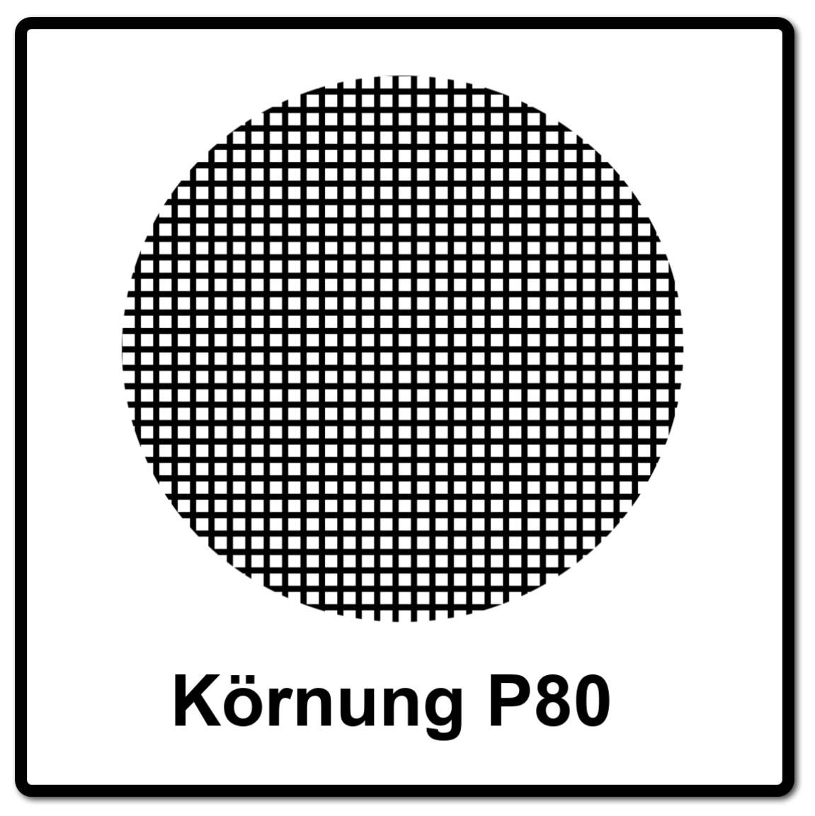 Mirka ABRANET Schleifscheiben Grip 150mm P80 50 Stk. ( 5424105080 )-2
