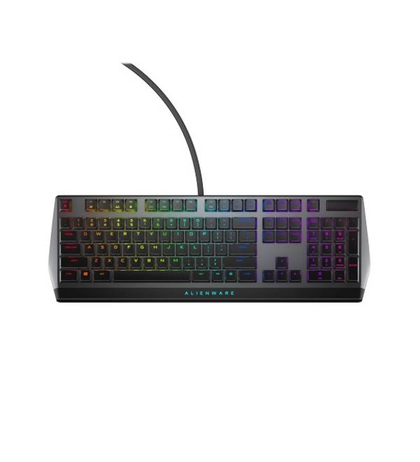 Dell Alienware AW510K Tastatur Hintergrundbeleuchtung USB Tastenschalter: CHERRY MX Low Profile Red Die dunkle Seite