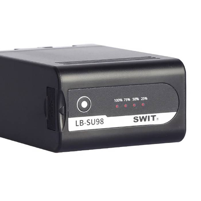 SWIT ELECTRONICS LB-SU98 - Li-Ionen Akku passend für SONY PXW-Serie (14.4V | 98Wh | 6.800mAh | Ladestandanzeige | D-Tap)-3