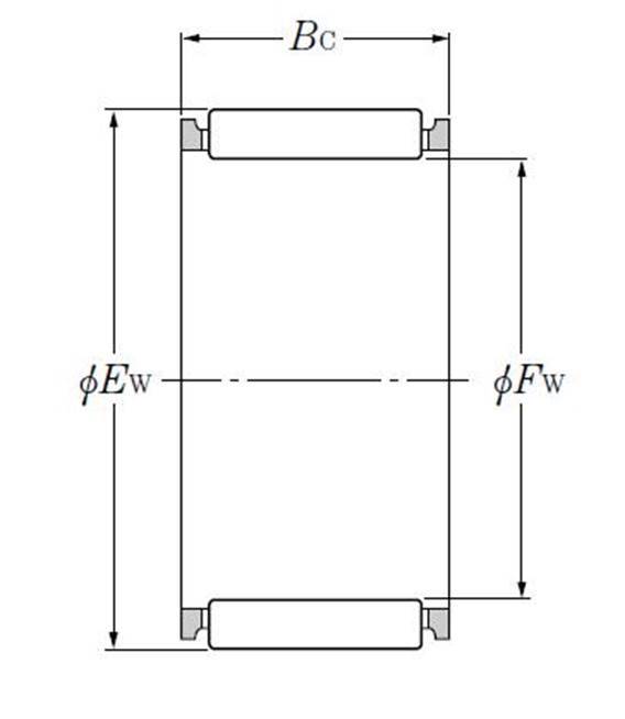 Nadelkranz K 35X40X13 NTN 35x40x13 mm-1