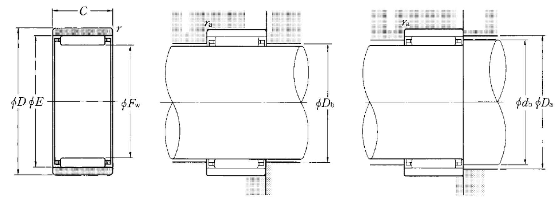 Nadellager RNA0 45X62X40 ZW NTN 45x62x40 mm-1