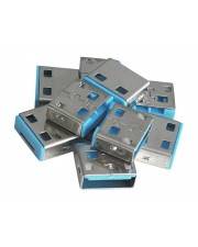 Lindy 40462 USB Typ A Port Schloss, blau, 10 Stück-0