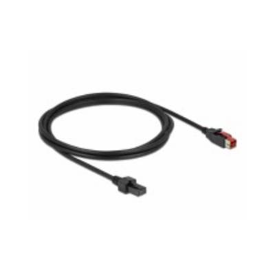 Delock Powered USB-Kabel USB PlusPower 24 V M bis 2 x 4 pin mini-DIN M V 5 m Schwarz