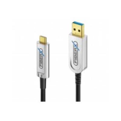 PureLink FiberX Serie USB 3.1 Glasfaser Kabel USB-A auf USB-C 10m Digital/Daten LWL