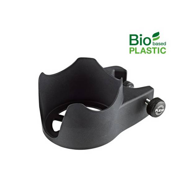 KOENIG & MEYER Getränkehalter "Biobased" (für Rohrdurchmesser von 11-30 mm | Innendurchmesser 95 mm) - in schwarz