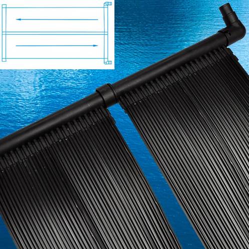 Schema einer Solar-Poolheizung