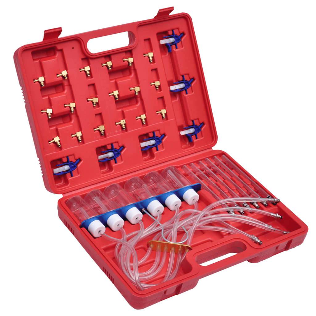 vidaXL Diesel-Durchflussmesser und Adaptersatz-0