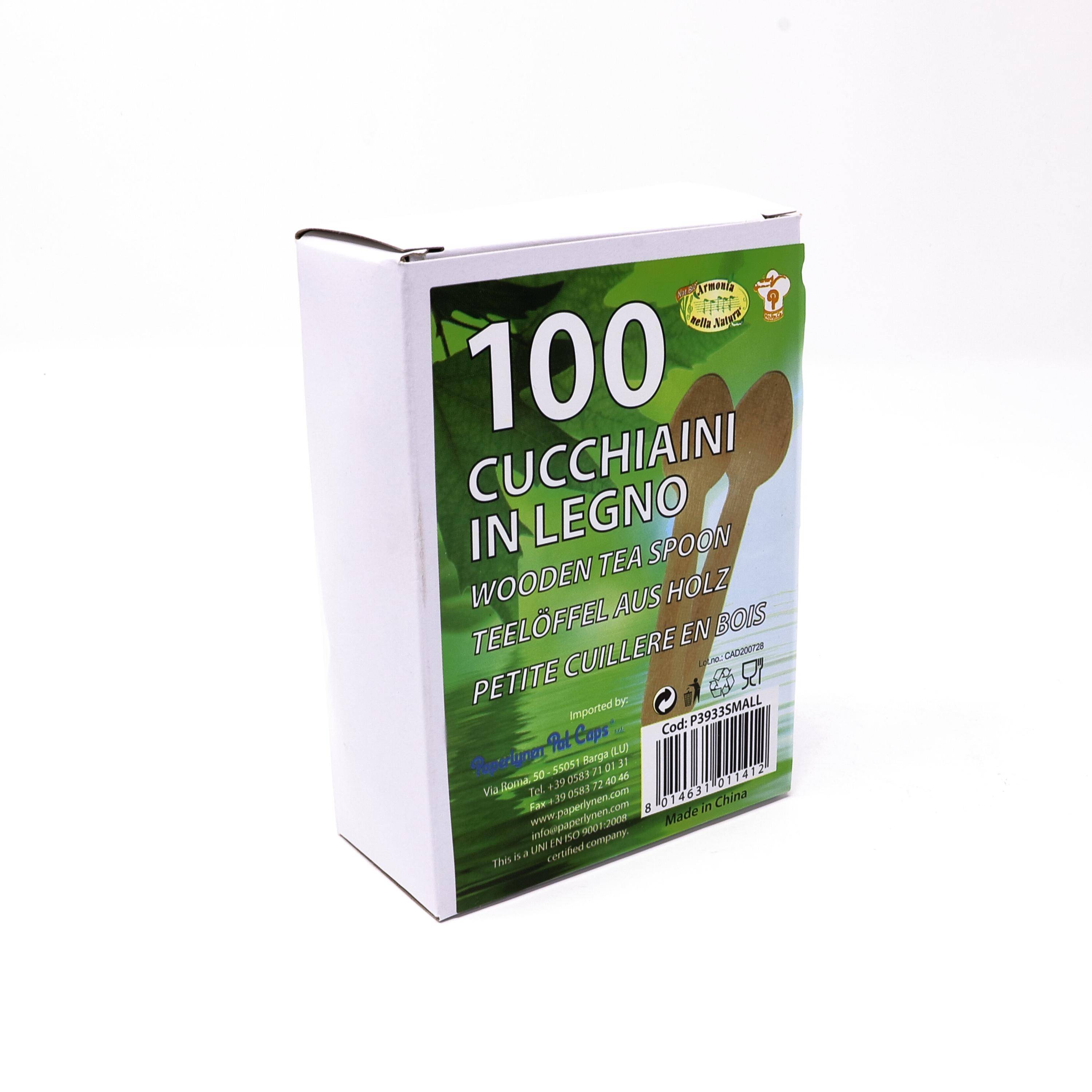Kaffeelöffel aus Holz - 10,8 cm - Verpackung: 100 St. im Pack-2