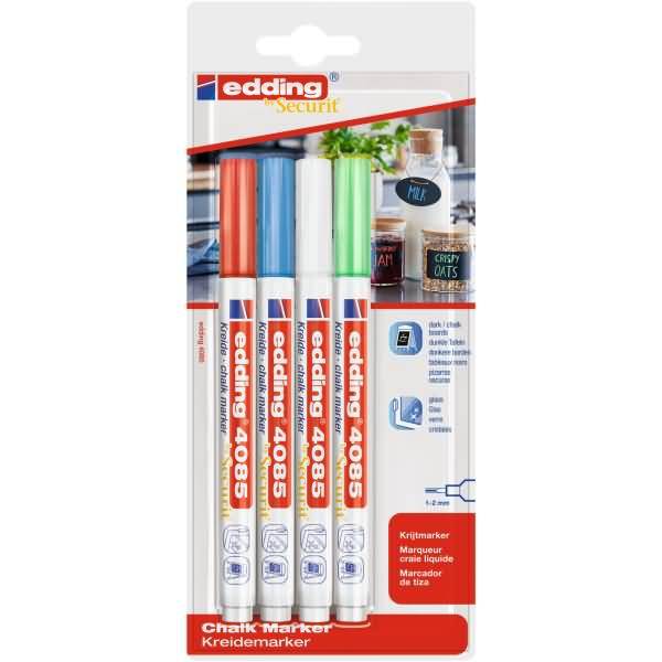 EDDING - 4085 basic Kreidemarker farbsortiert 1.0 - 2.0 mm 1 St.-0