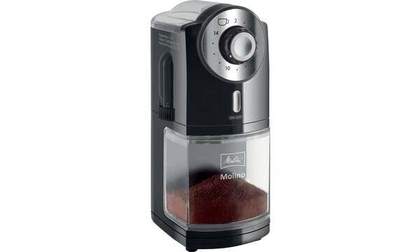 Melitta SDA Kaffeemühle elektrisch Molino 1019-01 sw 200 g-2