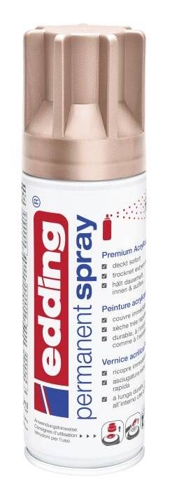 edding 5200 Permanentspray Premium Acryllack roségold matt DE-FR-IT-5