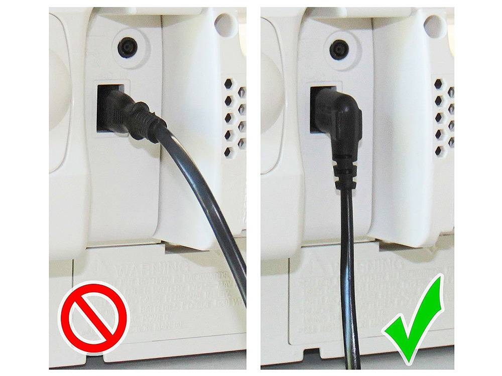 Good Connections® Euro-Netzkabel, Netzstecker an Euro 8 Buchse, beidseitig 90° abgewinkelt, schwarz, 3m-1