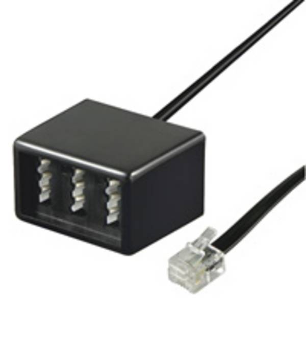 Good Connections® Telefonadapter RJ11 (6/4) Stecker an NFF Buchse